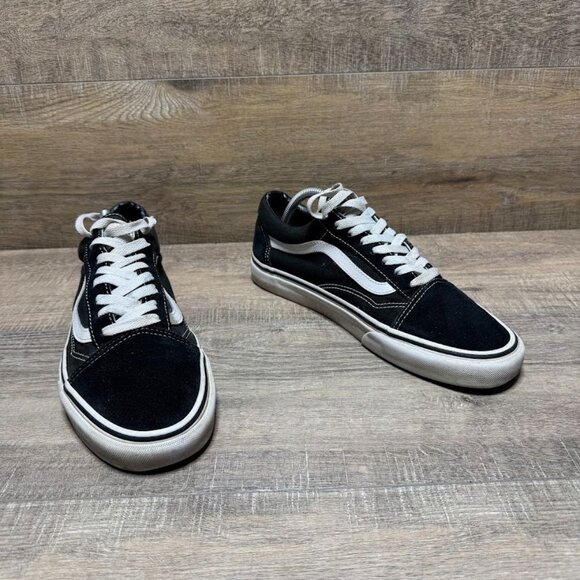 Vans Old Skool Black Suede/Canvas Skate Shoes Men's Size 10 - Picture 6 of 7